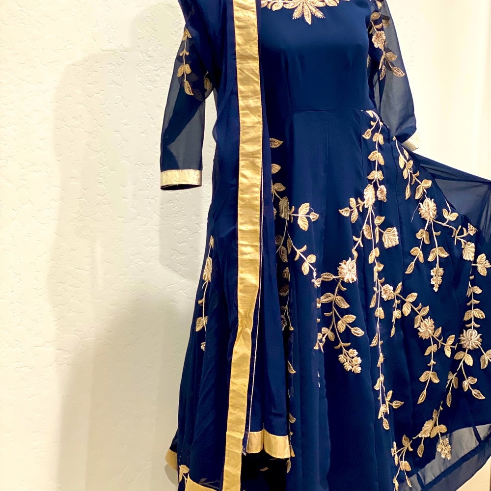 Anarkali Dress with pajami and duppata